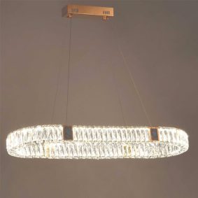 Đèn thả chùm pha lê PLK49
