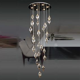 Đèn thả thông tầng pha lê TTR03
